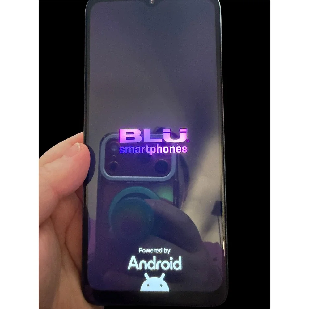 BLU View 5 Tracfone Smartphone 64GB Black 6.56in Screen B160V NWOT Open Box
